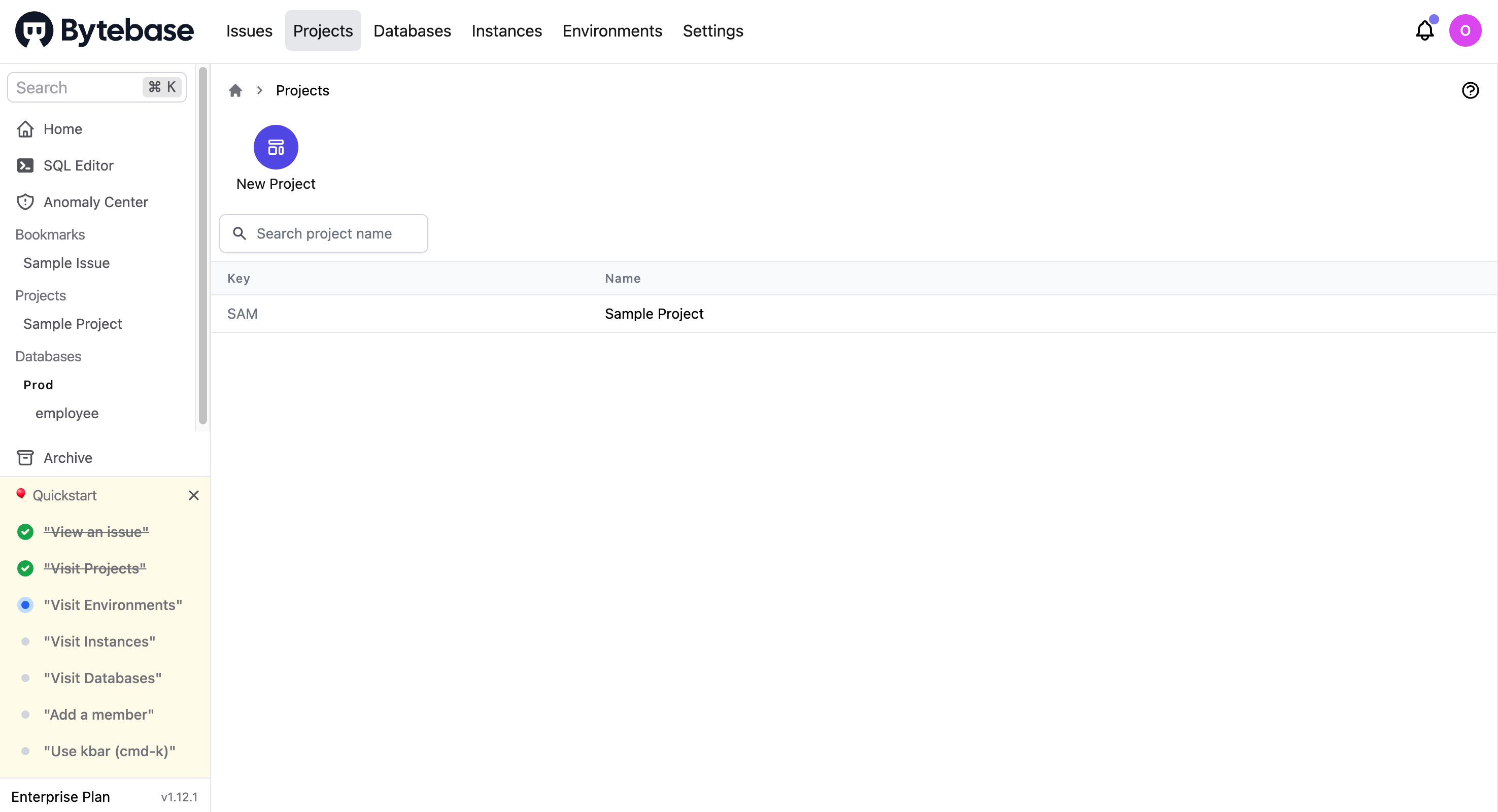 View projects
